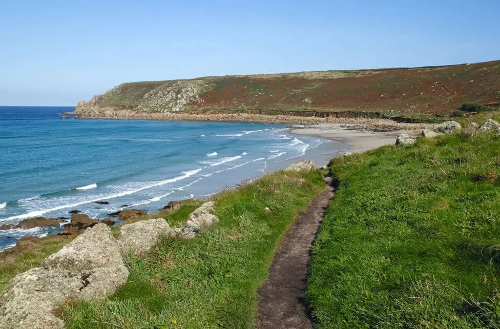 Cornwall Coast Path To Gwynver