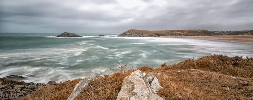 A winter day at Crantock Beach, Cornwall
