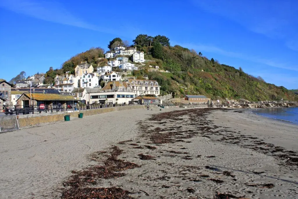 Summer at East Looe Beach, Cornwall