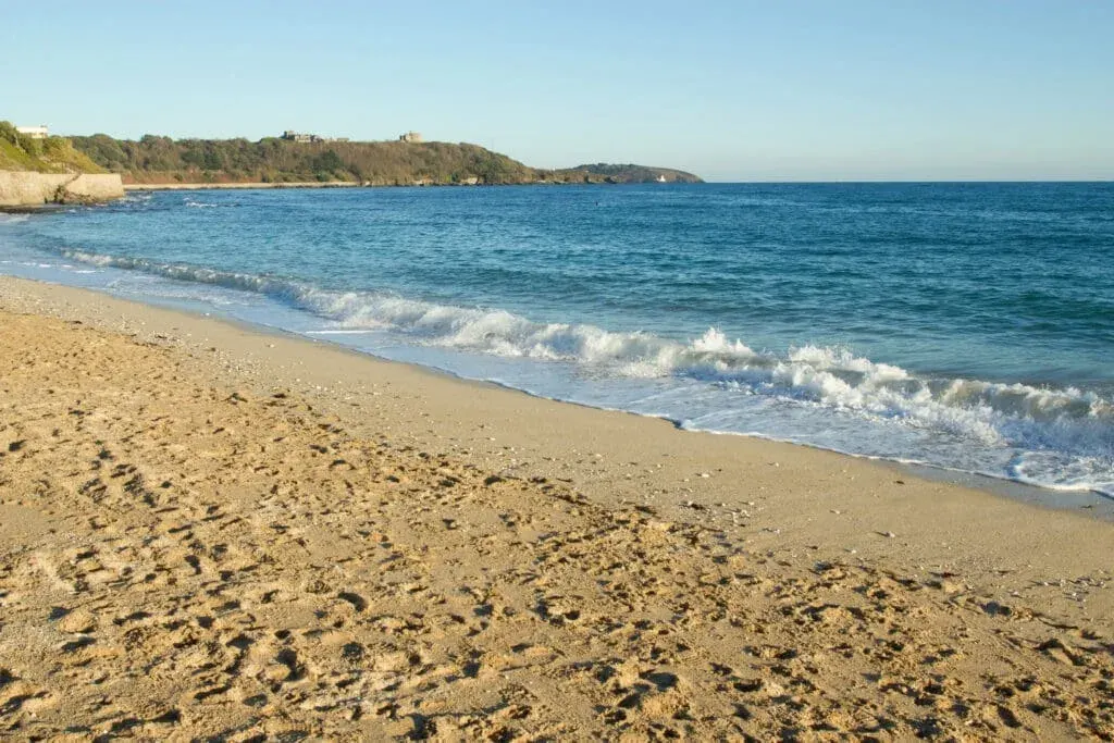 Gyllyngvase Beach in Falmouth, Cornwall