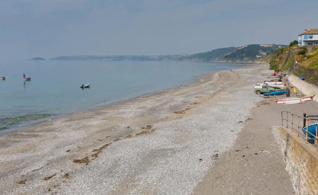 Downderry Beach, on the Southern coast of Cornwall (closest town: Fowey)