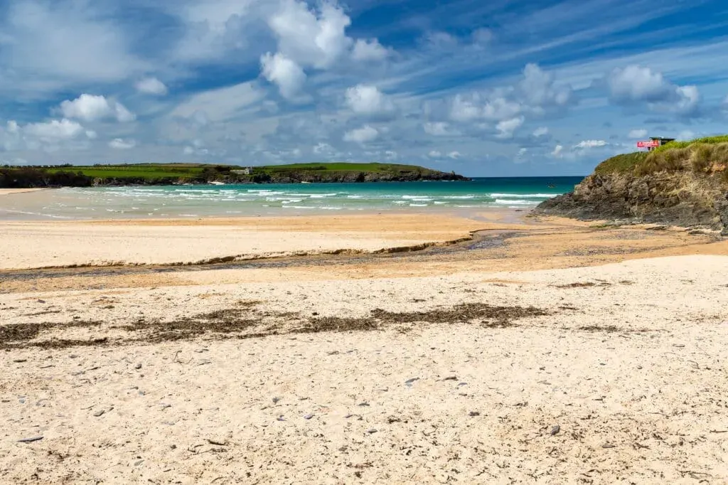 A summer afternoon at Harlyn Bay Beach, near Padstow, Cornwall
