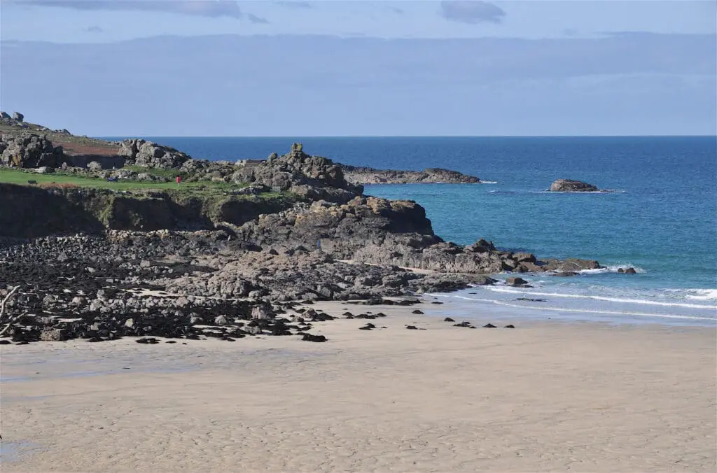 Godrevy Beach, at St Ives Bay, Cornwall